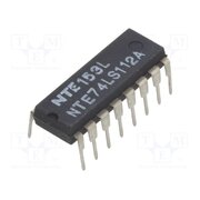 NTE74LS112A IC: digital; JK flip-flop; Ch: 2; TTL; THT; DIP16 I89cX5nkPz8cgiw3hMILyq9CzOolFCaV5FrSGihDbm0