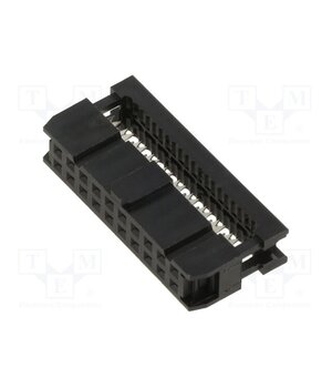 T812120A100CEU Connector: IDC; plug; female; PIN: 20; IDC; for ribbon cable; 2.54mm _z3PPQ2tjfn5P5bW5e09OUEIFDwo16MG2S0fginQd3U