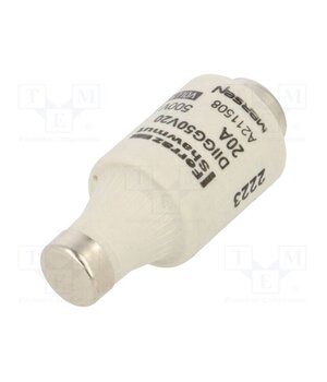 DIIGG50V20 Fuse: fuse; 20A; 500VAC; 500VDC; gG; industrial; DII 9IqVc5OGJhJ7D4zBygSdVYkT1K7TqYhe6bLkl79Zbb8