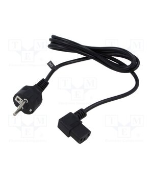POSAC-C13L-EU18 Cable; 3x0.75mm2; PVC; 1.8m; black; 10A; 250V nxfaZMgh6ZGnefuM9YpVE7xs8zVd1lmX24x0hdnJXIs