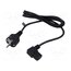 POSAC-C13L-EU18 Cable; 3x0.75mm2; PVC; 1.8m; black; 10A; 250V nxfaZMgh6ZGnefuM9YpVE7xs8zVd1lmX24x0hdnJXIs