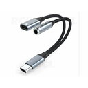ADAPTERIS - PERĖJIMAS USB-C type (K) -> USB-C type (L) + Jack Audio 3.5mm CPEKUSB06.jpg