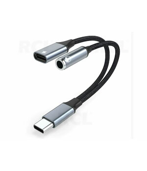 ADAPTERIS USB-C tipa (M) -> USB-C tipa (F) + 3.5mm audio spraudnis CPEKUSB06.jpg