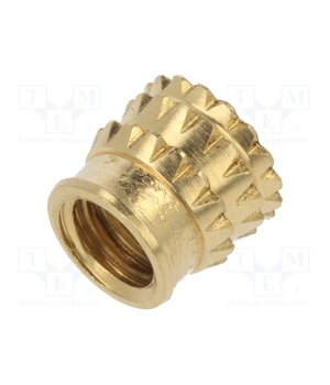 001M5 Threaded insert; brass; M5; BN 37885; L: 10.1mm; for plastic hBFg9W_YnhFX-ptM8sCKDXso7OkfTaUTHJQ5TlHRfKM