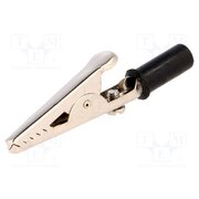 CRCL10-B Crocodile clip; black; Grip capac: max.14mm; Socket size: 4mm 5ugdqCMbivcCs806d6Rwd2zu-air4tk8iAxsgMD5V98