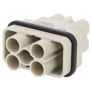 09120062666 Connector: HDC; contact insert; male; 10A,40A; 250V,400V; Han Q tLjmw1s4h8CALHt6x02TM6rMZfn0c-mTIkWobbbr3uY