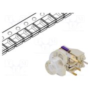 ML3-AG2HB-CT-V-R Microswitch TACT; SPST-NO; Pos: 2; 0.05A/12VDC; THT; LED; blue; ML3 jpfj1MFjbvV3ApRd5dLYAODpqnYvP7IEaClPCPhayIc