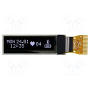 EA W096016-XALW Display: OLED; graphical; 1.18"; 96x16; Dim: 29.1x9.2x1.3mm; white dXhKhWN2S6VODphnxdKSOaB4SDOKS_e5QAoSAWD82RA