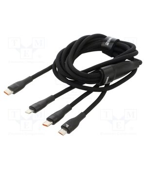 CB000004 Cable; USB 2.0; 1.5m; black; 100W; 3.5A Ca5c6DOGiCR3xp3TS4UnvZ7qY6dCob3maNdK0SCbxi0