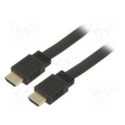 61279 Cable; HDMI plug,both sides; PVC; HDCP 2.2,HDMI 2.0; 2m; black qLzV2jpDgt_NRrMrrGFZJ15vP_uIe0sNRyAxVuRR46U