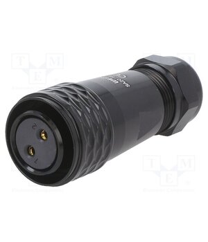 SA2010/S2IIB-1 Connector: circular; plug; female; PIN: 2; IP67; SA20; 8÷12mm; 25A B3KAVt5eKlv2_Hu1LcRMWwrAtd0JZz7IN3KkRQzGa7Q