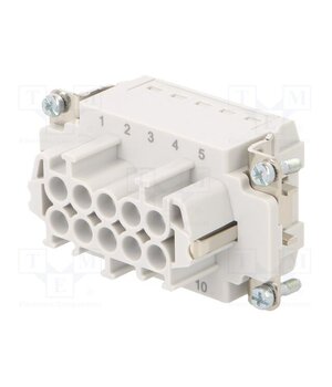 44423203 Connector: HDC; contact insert; female; EPIC H-BE; PIN: 10; 16A oUhBczmuAUC50FeCXuUnh1srLQ3jP20Ou1TUjV5nn_Y