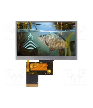 NHD-4.3-480272EF-ASXP Display: TFT; 4.3"; 480x272; Illumin: LED; Dim: 105.5x67.2x2.95mm 4450LN8lt4y_5PGNiUjgudMGH0Ads1uSbvjaG_DDIbE
