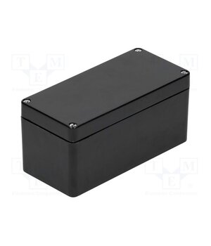 GJB-1607575BK Enclosure: multipurpose; X: 75mm; Y: 160mm; Z: 75mm; polyester; black ieKKmcYbmGfY7kMzsIVms6IA9i67H6NH4n86L1AfnY8