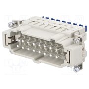 09330162648 Connector: HDC; contact insert; male; 16A; 500V; Han® ES Press iinwnnKvVjTiMOawaYkZ5iPAHVxMdo5Rm7GDlCXe09g