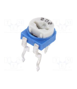 RKT6V-2K Potentiometer: mounting; single turn,horizontal; 2kΩ; 100mW; ±30% 8LYWppKAwdUHa8UputaBLH7VJZextBZxLxnaMBhghZk