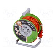 W-97423 Extension lead; 3G1mm2; 30m; PVC; orange; Sockets no: 4; reel; 10A ysx7DnnLPErhbfrkjXw3-hodetaud6vCBjxyIX8mtCA