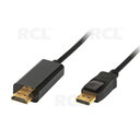 DIGITAL CABLE Display port <-> CABLE HDMI (M), 2m