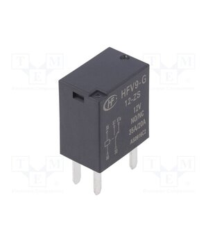 HFV9-G/12-ZS Relay: electromagnetic; SPDT; Ucoil: 12VDC; 35A; automotive; 124Ω Rq76t_jQU3gAupjqyvRsYGGG9LIspkBr3mdQwB2rf-Q