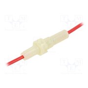 LPA-02W-12R Fuse holder; 6.3x32mm; Imax: 30A; Contacts: brass; Leads: cables Cs284yH3-kHLAb6Ae3bD-NxyHSqExFJFS9pCVvsVt9U