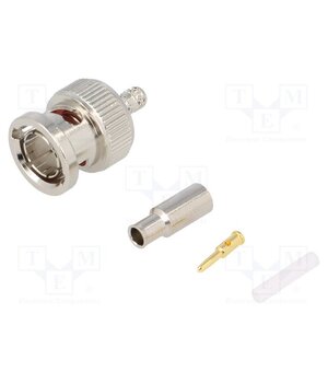 B1121E1-ND3G-6-75 Connector: BNC; plug; male; straight; 75Ω; crimped; for cable; POM q8aLoF74MIl3Rn0DWmcUUzMlLzxrlUZLbr_nxoQpkm0