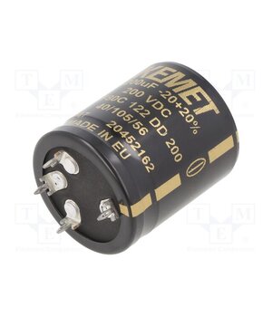 ALF80C122DD200 Capacitor: electrolytic; SNAP-IN; 1200uF; 200VDC; Ø35x40mm; ±20% PgG3WOMrx5EUzvaZ25iHt6E2U_G0-bjhrZSowxLbZiI