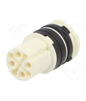 7003943102 Connector: M16; contact insert; female; PIN: 8(4+4); for cable A1HeACKcV3LbAeEnVozNgnU1ttxuxMX15gMN34bkmS8