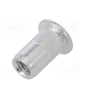 1742R-AL M6 Rivet nuts; M6; aluminium; Ømount.hole: 9mm; L: 17mm; 20pcs. uM0MkJyOZUENB7MgW6UeMvEuKiIk1Zt2gu48WXKuHko