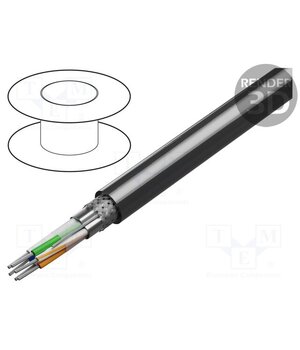 8103.00305 Wire; 3x2x24AWG; RS232,RS422; stranded; Cu; Insulation: PVC; chrome KaC8vbqVXuScUx01lnoo59rFLO5ByhUJzcxUbFttCvc