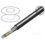 8103.00305 Wire; 3x2x24AWG; RS232,RS422; stranded; Cu; Insulation: PVC; chrome KaC8vbqVXuScUx01lnoo59rFLO5ByhUJzcxUbFttCvc