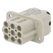 09120082734 Connector: HDC; contact insert; female; 16A; 500V; Han Q; PIN: 9 __nNSydX-Gob8dcp8kbM_BCg2oOG5GeUHjEkOaZr42Y