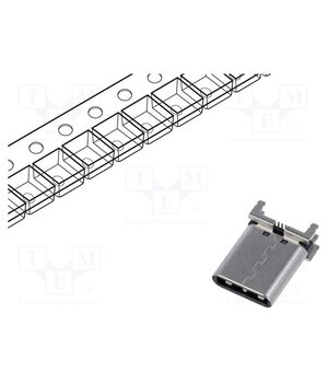 CX81B-24S Connector: USB C; socket; CX; 5A; PIN: 24; vertical; Gen.2x2; on PCBs hRDEdFElQ2Rz1zPxe9E-xbf76e-xGPlczvfLKGXpF_g