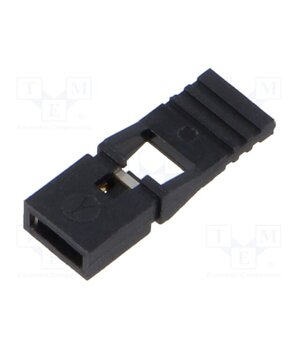 SNT-100-BK-G-H Connector: pin strips; jumper; female; 2.54mm; 1x2; black OpX7lKeGry5NcBd3TjzX3nD3J-BHSvc9FCZV8ebEv9Y