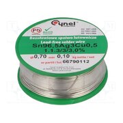 SN96,5AG3CU0,5-1.1.3 Q 0.70MM 100G Tin; lead free; Sn96,5Ag3Cu0,5; 700um; 100g; reel; 217÷219°C; 3% _OejBdIGaazsyJmGCkNaCs8fLKEMez0sZZFnSAQxRHM