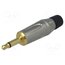 KM2P-AU Connector: Jack 3,5mm; plug; male; mono; ways: 2; straight; silver pmI3bxFxWu2rHAx8-9t6FCVJt2Q8PFmRGZ9ZXxJd6SA