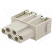 09140062733 Connector: HDC; module; female; 16A; 500V; Han-Modular®; PIN: 6 DM35NrgqXaXsZ3YOZJS9wz0cbYLkTOH7E3_J_TbOD_k