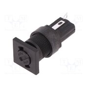 FX0359 Fuse holder; 5x20mm; 250V; on panel; black; UL94V-0; polyester Fzl8qZ8oE9i_-t7QLeqp4_8o4IL0uunKnWVCAWYNevw