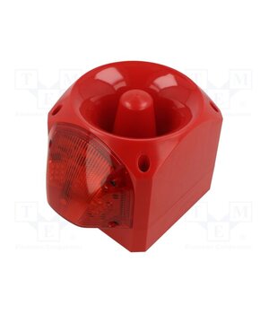 PNC-0024 Signaller: lighting-sound; 10÷60VDC; LED; red; IP66; 105dB; ABS WWJnutJfBUYePVD-LbFy9tibIQTw2htwHfMfe50PA5M