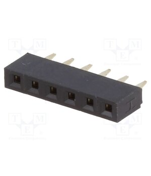 ZL305-06 Connector: pin strips; socket; female; PIN: 6; straight; 3A; THT h9t9eLnfsArT9F0HFFJUcae0haFLxR_ynY5fq4l5Ssw