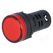 L22 220VAC R Control lamp; 22mm; L22; -20÷60°C; Illumin: LED; 230V; Ø22.5mm; IP65 SneUA-YhIegnKlpFhTzddrIaa6lqN44Thpjxpm5WQ-o