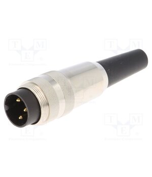 SV 30 Connector: M16; plug; male; PIN: 3; 5A; 250V; soldering; for cable VxNuIOypq8MQFRmEPyyU5heb7ZVGAEfS3ltCxFemQeU