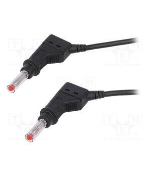 66.9407-10021 Connection cable; 32A; banana plug 4mm,both sides; Len: 1m; black FrpHvgywwc6QwE80ZwpfvGpYukNzP75r0wAM8nbJAOE