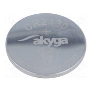AKY1084 Battery: lithium; CR2430,coin; 3V; 270mAh; non-rechargeable 2qqXC4lN7CZr478NKvGg0TdlN04RvChtgtudecc0f7k