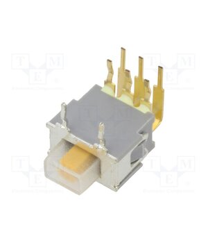 ASE 2 E-RA Switch: slide; Pos: 3; DPDT; 0.05A; 0.05A; ON-OFF-ON; PCB,THT; 50mΩ BEJrlJwm5Hb6sq2jvgT0ni_CDLX0Dt3BOM12A2d1oy4