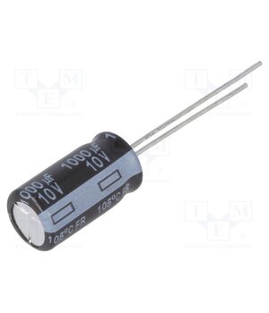 EEUFR1A102L Capacitor: electrolytic; low ESR; THT; 1000uF; 10VDC; Ø8x15mm; ±20% 8-j5ELAvsIgPV-QxhVTlScyoXICDyMKDVSRgMhnSANk