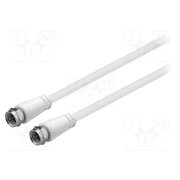 58817 Cable; 3m; F plug,both sides; PVC; A+ shielding class; white; 75Ω Psr-FhbVEAWO7TWtATftg-WzMzb940y2wH8F54dtOaY