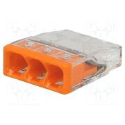 2273-203 Quick splice; 2273; 24A; 450V; spring clamp; orange; L: 16.5mm mDsk3AFsyYPfiHBblETlrCQ7d17XL1eIhM8VX5I9qjc
