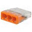 2273-203 Quick splice; 2273; 24A; 450V; spring clamp; orange; L: 16.5mm mDsk3AFsyYPfiHBblETlrCQ7d17XL1eIhM8VX5I9qjc