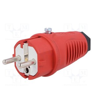 0521-RS Connector: AC supply; male; plug; 2P+PE; 250VAC; 16A; Colour: red S_SYBBX9kA050FfUjfMm1ZYXFLxGFzDo5WNXuvRdAbE