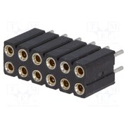 DS1002-03-2*6131 Connector: pin strips; socket; female; PIN: 12; straight; THT; 2x6 5OUk0tB9hApZe6LIuT7PTYNmXpiw1JaUOI_ngqYmvM4